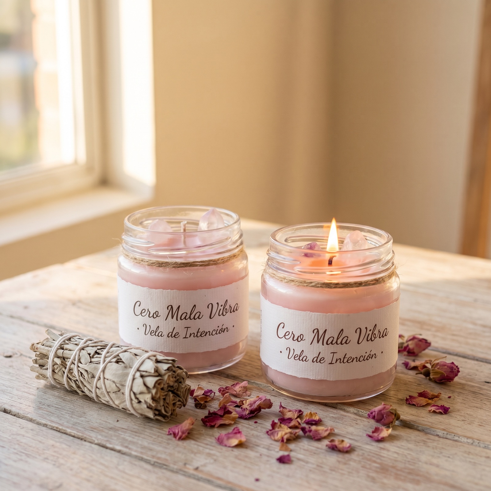 Vela aromática Cero Mala Vibra